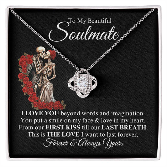 To My Soulmate, Love Knot Necklace